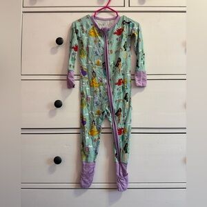 Little Sleepies Princess Dreams 12-18 month zippy